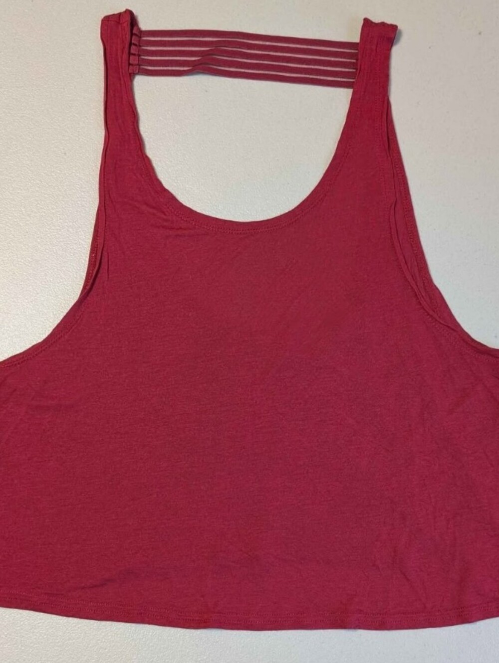 Alo cropped tank top, size small/medium